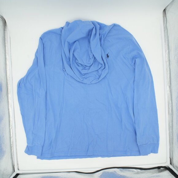 POLO RALPH LAUREN LIGHTWEIGHT HOODED SHIRT - Picture 1 of 6